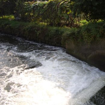 Fast flowing river