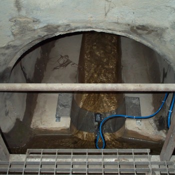 Measuring pipe water flow